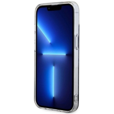 Etui Guess Marble MagSafe na iPhone 14 Plus - czarne Guess
