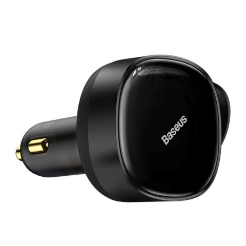 Ładowarka samochodowa 2w1 33W 2x USB C (męskie) Baseus Enjoyment - czarna Baseus