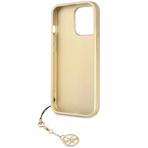 Etui Guess 4G Charms Collection na iPhone 14 Pro - szare Guess
