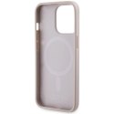Etui Guess 4G Printed Stripes MagSafe na iPhone 13 Pro Max - różowe Guess