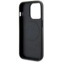 Etui Guess GCube Stripes MagSafe na iPhone 14 Pro Max - czarne Guess