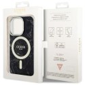 Etui Guess Marble MagSafe na iPhone 14 Pro Max - czarne Guess