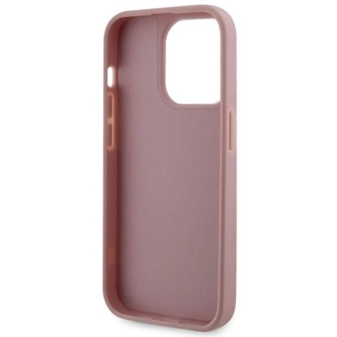 Etui Guess Rhinestone Triangle na iPhone 14 Pro - różowe Guess