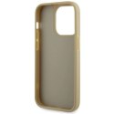 Etui Guess Rhinestone Triangle na iPhone 14 Pro - złote Guess