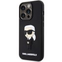 Etui Karl Lagerfeld Rubber Ikonik 3D na iPhone 14 Pro - czarne Karl Lagerfeld