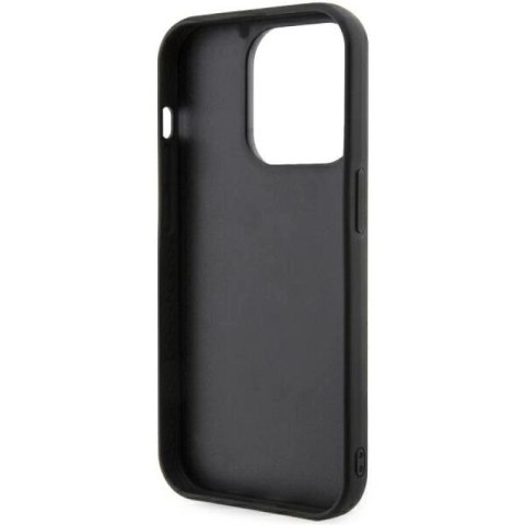 Etui Karl Lagerfeld Rubber Ikonik 3D na iPhone 14 Pro - czarne Karl Lagerfeld