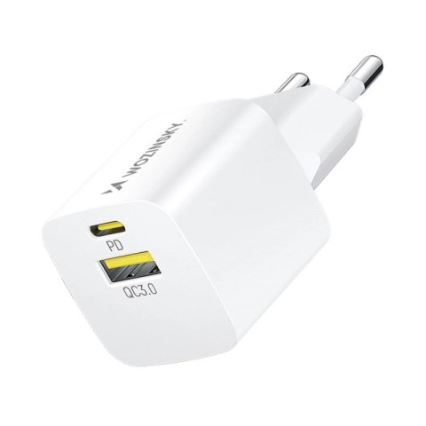 Ładowarka sieciowa Wozinsky WWCEAC GaN USB-A USB-C 33W - biała Wozinsky