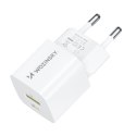Ładowarka sieciowa Wozinsky WWCEAC GaN USB-A USB-C 33W - biała Wozinsky
