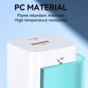Ładowarka sieciowa Wozinsky WWCEAC GaN USB-A USB-C 33W - biała Wozinsky