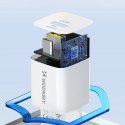 Ładowarka sieciowa Wozinsky WWCEAC GaN USB-A USB-C 33W - biała Wozinsky