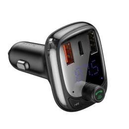 Transmiter Bluetooth / ładowarka do samochodu Baseus S-13 (Overseas Edition) - czarny Hikvision