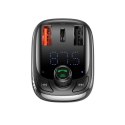 Transmiter Bluetooth / ładowarka do samochodu Baseus S-13 (Overseas Edition) - czarny Hikvision