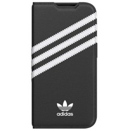 Etui Adidas OR Booklet Case PU na iPhone 14 Pro - czarno-białe Adidas