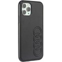 Etui Audi Synthetic Leather na iPhone 11 Pro - czarne Audi