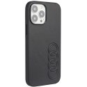 Etui Audi Synthetic Leather na iPhone 13 Pro Max - czarne Audi
