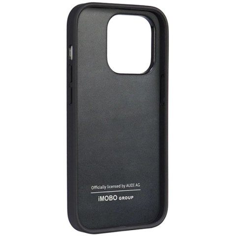 Etui Audi Synthetic Leather na iPhone 14 Pro - czarne Audi