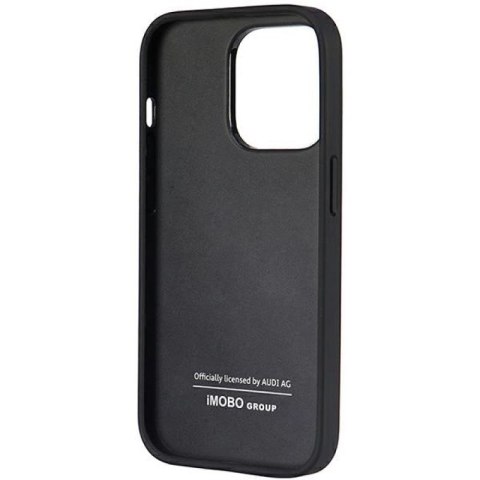 Etui Audi Synthetic Leather na iPhone 14 Pro - czarne Audi