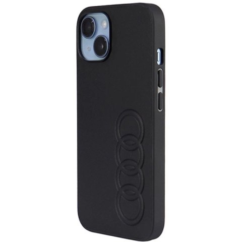 Etui Audi Synthetic Leather na iPhone 14 - czarne Audi