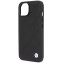 Etui BMW Leather Quilted na iPhone 14 - czarne BMW