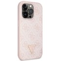Etui Guess Crossbody 4G Metal Logo na iPhone 14 Pro - różowe Guess