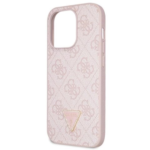 Etui Guess Crossbody 4G Metal Logo na iPhone 14 Pro - różowe Guess