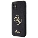 Etui Guess Glitter Script Big 4G na iPhone 11 / Xr - czarne Guess