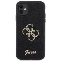 Etui Guess Glitter Script Big 4G na iPhone 11 / Xr - czarne Guess