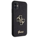 Etui Guess Glitter Script Big 4G na iPhone 11 / Xr - czarne Guess