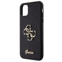 Etui Guess Glitter Script Big 4G na iPhone 11 / Xr - czarne Guess
