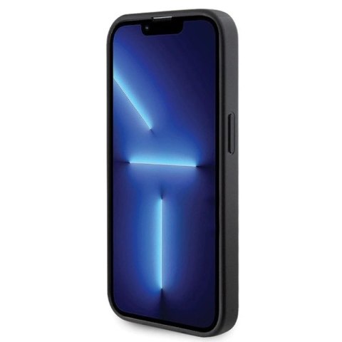 Etui Guess Saffiano MagSafe na iPhone 14 Pro - czarne Guess
