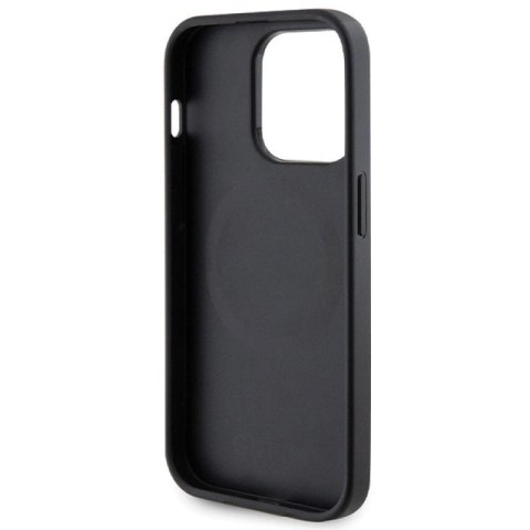 Etui Guess Saffiano MagSafe na iPhone 14 Pro - czarne Guess
