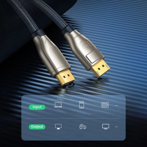 Kabel DisplayPort - DisplayPort Ugreen DP112 DP1.4 8K 3m - czarny UGREEN