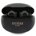 Słuchawki Bluetooth Guess Classic EST TWS + stacja dokująca - czarne Guess
