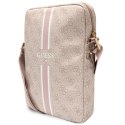 Torba Guess 4G Stripes na tablet 10" - różowa