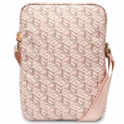 Torba Guess GCube Stripes na tablet 10" - różowa