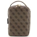 Torba organizer Guess 4G Printed Stripes - brązowa