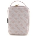 Torba organizer Guess 4G Printed Stripes - różowa