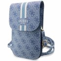 Torebka Guess 4G Stripes - niebieska