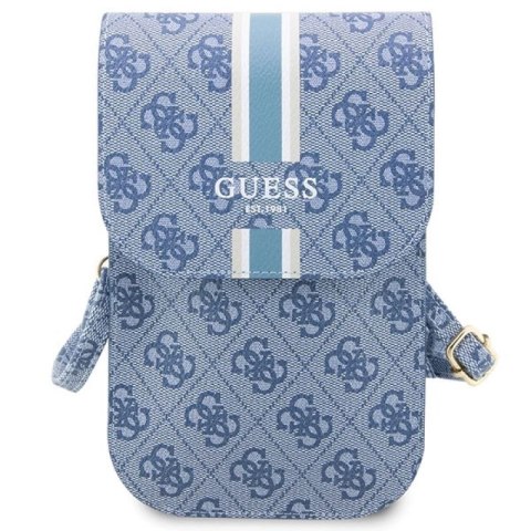 Torebka Guess 4G Stripes - niebieska
