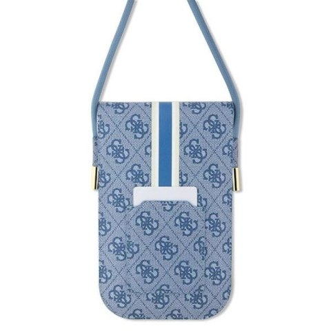 Torebka Guess 4G Stripes - niebieska
