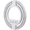 Uchwyt Guess MagSafe Ring Rhinestone - srebrny Guess