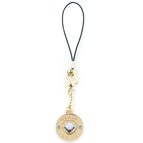 Zawieszka Guess Heart Diamond Charm with Rhinestones - złota Guess