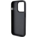Etui Ferrari Quilted Metal Logo na iPhone 15 Pro - czarne Ferrari