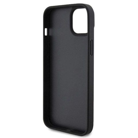 Etui Ferrari Twist Metal Logo na iPhone 15 Plus - czarne Ferrari