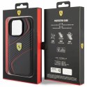 Etui Ferrari Twist Metal Logo na iPhone 15 Pro - czarne Ferrari