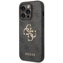 Etui Guess 4G Big Metal Logo na iPhone 15 Pro Max - szare Guess