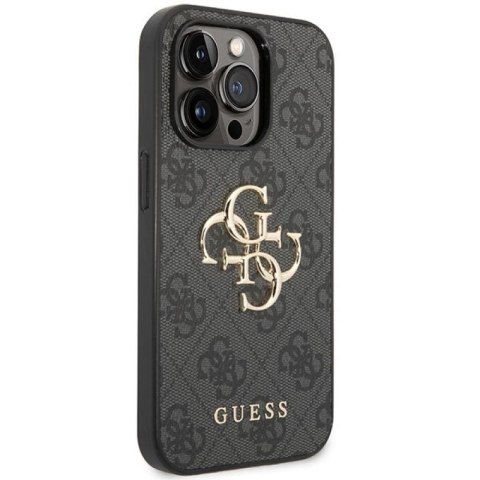 Etui Guess 4G Big Metal Logo na iPhone 15 Pro Max - szare Guess