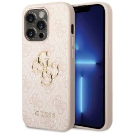 Etui Guess 4G Big Metal Logo na iPhone 15 Pro - różowe Hikvision