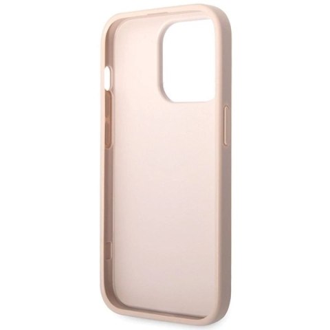 Etui Guess 4G Big Metal Logo na iPhone 15 Pro - różowe Hikvision