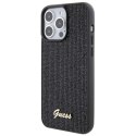 Etui Guess Disco Metal Script na iPhone 15 Pro Max - czarne Guess